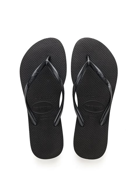 Havaianas Slim Flip-Flops Black Women HAVAIANAS | Flip Flops | 4000030-0090