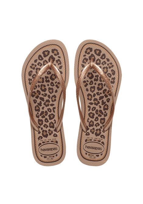 Havaianas Slim Animals Flip-Flops Rose Gold Women HAVAIANAS | Flip Flops | 4103352-5282