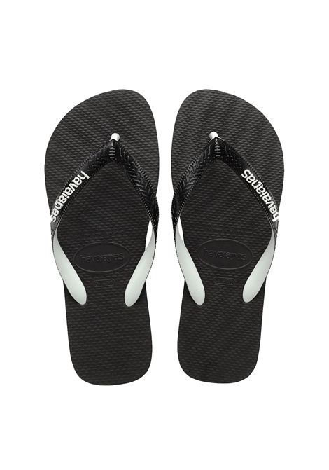 Havaianas Top Mix Flip-Flops Black White Unisex HAVAIANAS | Flip Flops | 4115549-1069