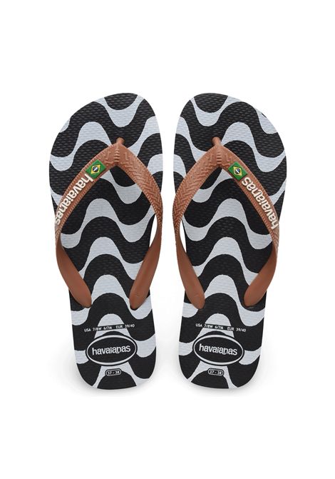 Havaianas Top Copacabana Flip-Flops Black White Women HAVAIANAS | Flip Flops | 4150743-0090