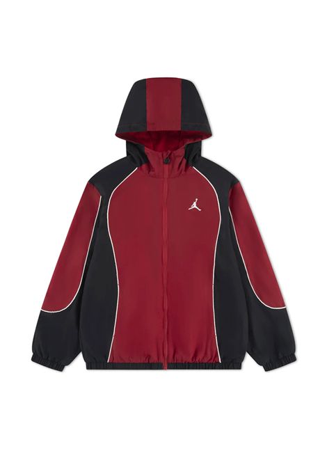 Jordan JDB Colorblock Wind Jacket Red Black Junior JORDAN | Jackets | 95F395-R78