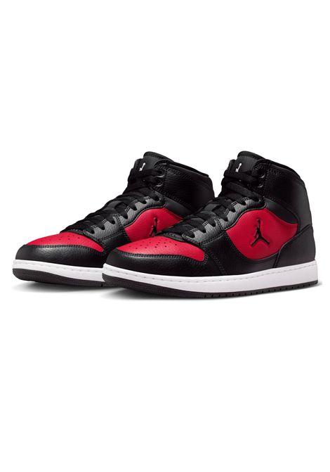 Jordan Court Connect Mid Shoes Black Red Men JORDAN | Sneakers | IQ5685-006
