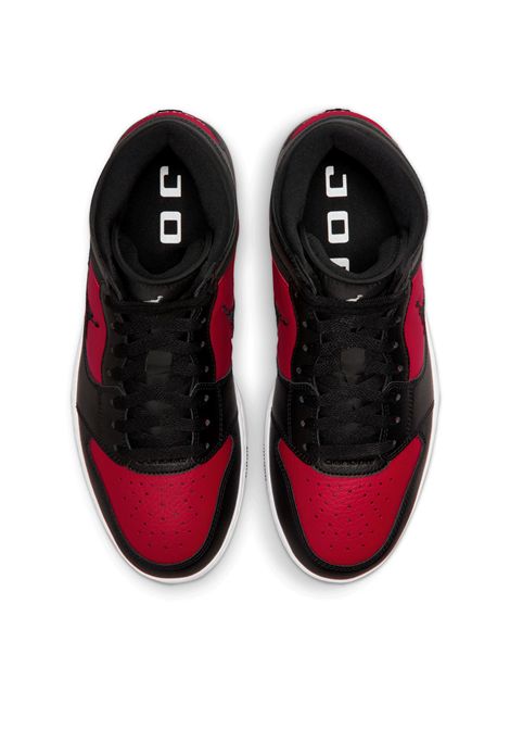 Jordan Court Connect Mid Shoes Black Red Men JORDAN | Sneakers | IQ5685-006