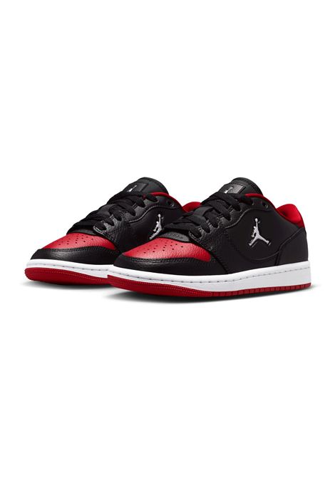 Jordan Court Connect Low Shoes Black Red Junior JORDAN | Sneakers | IQ6016-003