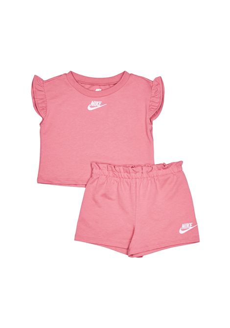 Set Nike Ruffle French Terry Rosa Peonia Infant NIKE | Set | 16N024-AN5