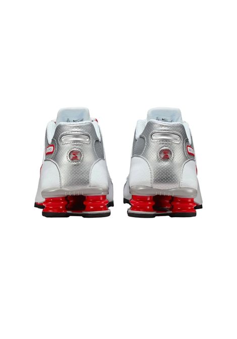 Scarpe Nike Shox NZ Bianco Argento Rosso Uomo NIKE | Sneakers | 378341-104