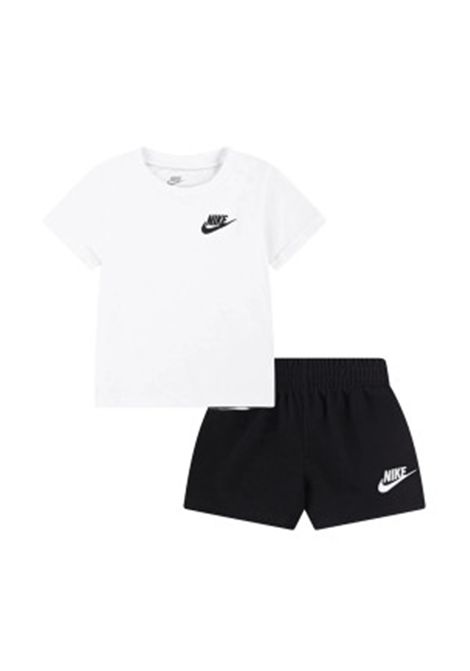 Set Nike Club 2 Piece Knit Bianco Nero Infant NIKE | Set | 66M143-023