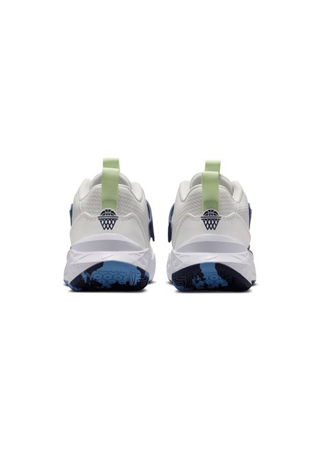 Nike Team Hustle D 12 Shoes White Blue Junior NIKE | Sneakers | HF6279-104