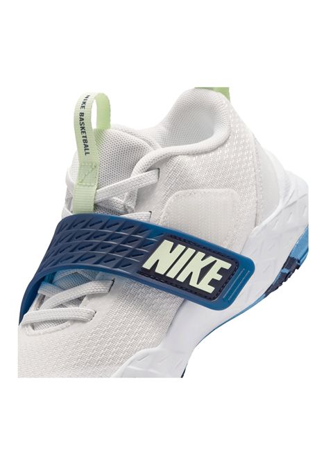 Nike Team Hustle D 12 Basketball Shoes White Blue Kids NIKE | Sneakers | HF6280-104