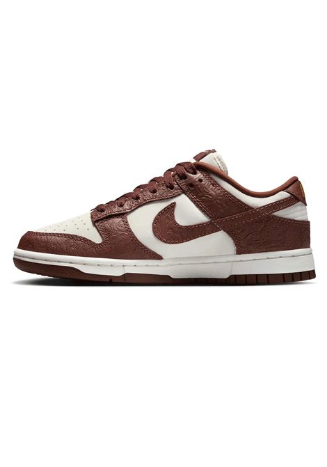 Nike Dunk Low Shoes Embossed Baroque Sail Fauna Brown Women NIKE | Sneakers | IF3944-100