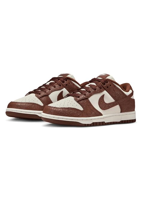 Nike Dunk Low Shoes Embossed Baroque Sail Fauna Brown Women NIKE | Sneakers | IF3944-100