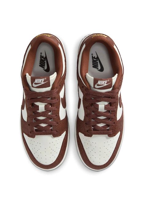 Nike Dunk Low Shoes Embossed Baroque Sail Fauna Brown Women NIKE | Sneakers | IF3944-100