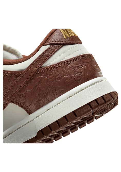 Nike Dunk Low Shoes Embossed Baroque Sail Fauna Brown Women NIKE | Sneakers | IF3944-100