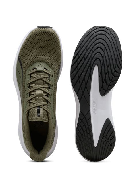 Puma Dasher Lite Shoes Olive Green Unisex PUMA | Sneakers | 312586-15