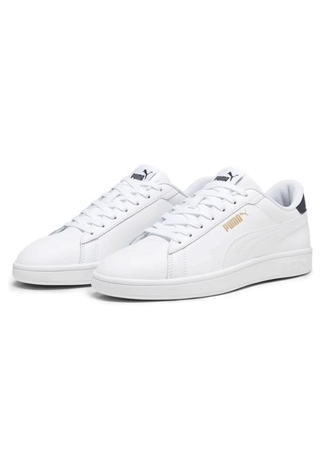 Puma Smash 3.0 L Shoes White Blue Men PUMA | Sneakers | 390987-13