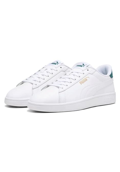 Puma Smash 3.0 L Shoes White Green Men PUMA | Sneakers | 390987-14
