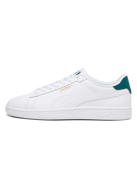 Puma Smash 3.0 L Shoes White Green Men PUMA | Sneakers | 390987-14