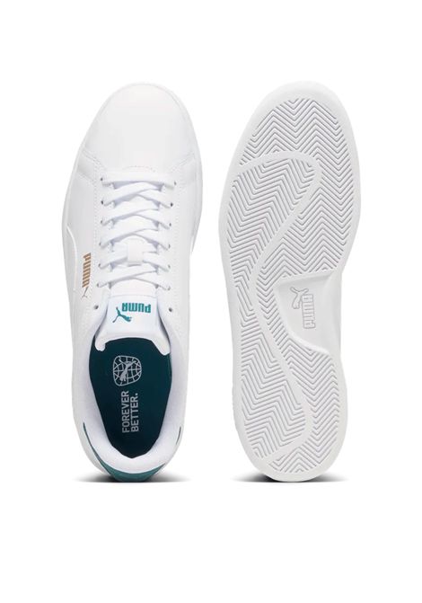 Puma Smash 3.0 L Shoes White Green Men PUMA | Sneakers | 390987-14