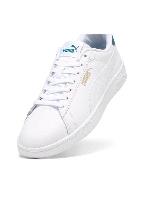 Puma Smash 3.0 L Shoes White Green Men PUMA | Sneakers | 390987-14