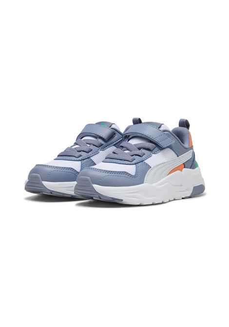 Scarpe Puma Trinity 2 LT AC+ Bianco Grigio Cielo Bambini PUMA | Sneakers | 403704-09