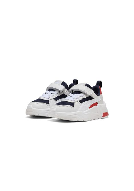 Scarpe Puma Trinity 2 LT AC+ Bianco Blu Rosso Infant PUMA | Sneakers | 403705-03