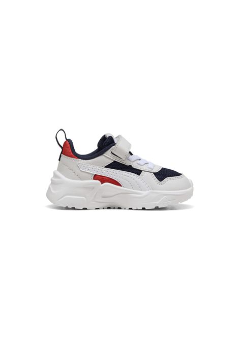 Scarpe Puma Trinity 2 LT AC+ Bianco Blu Rosso Infant PUMA | Sneakers | 403705-03