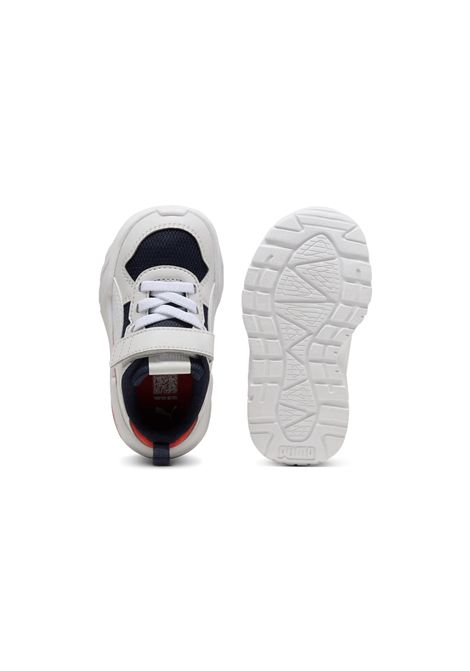 Scarpe Puma Trinity 2 LT AC+ Bianco Blu Rosso Infant PUMA | Sneakers | 403705-03