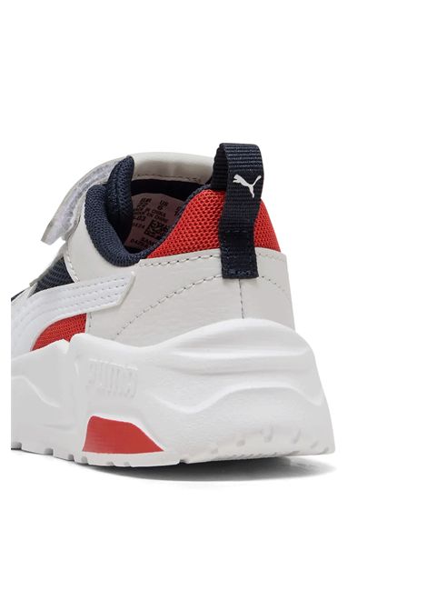 Scarpe Puma Trinity 2 LT AC+ Bianco Blu Rosso Infant PUMA | Sneakers | 403705-03