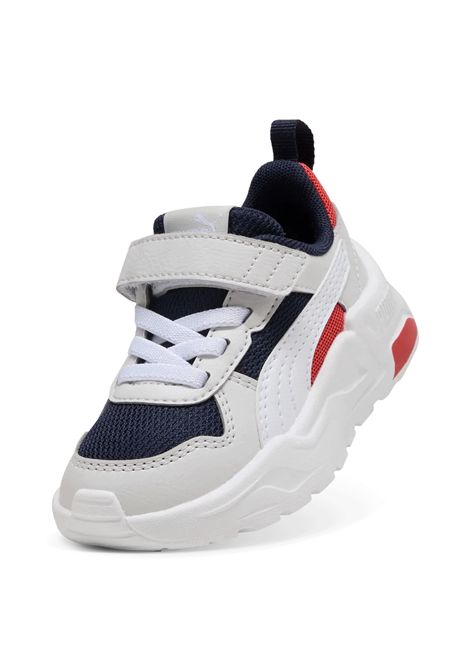 Scarpe Puma Trinity 2 LT AC+ Bianco Blu Rosso Infant PUMA | Sneakers | 403705-03
