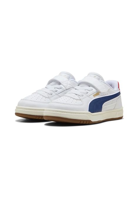 Scarpe Puma Caven III Retro AC+ Bianco Blu Rosso Bambini PUMA | Sneakers | 406897-01