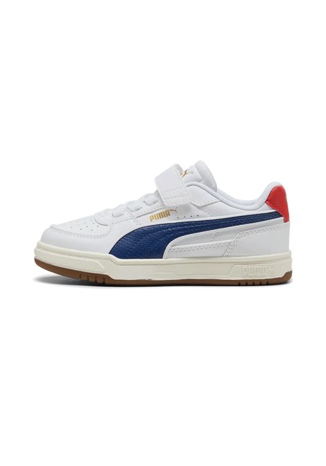 Scarpe Puma Caven III Retro AC+ Bianco Blu Rosso Bambini PUMA | Sneakers | 406897-01