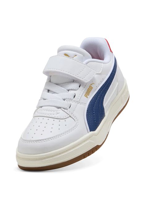 Scarpe Puma Caven III Retro AC+ Bianco Blu Rosso Bambini PUMA | Sneakers | 406897-01