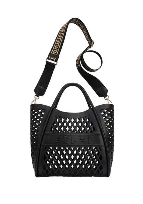 Borsa Sensi Flamingo Nero Donna SENSI | Borse | FLAM-001