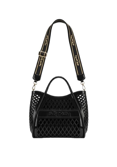 Borsa Sensi Santorini Nero Donna SENSI | Borse | SANTO-001
