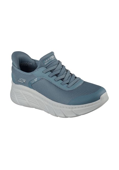 Scarpe Skechers Bobs Flex Hi Linear Force Azzurro Donna SKECHERS | Scarpe Skechers | 117391-SLT