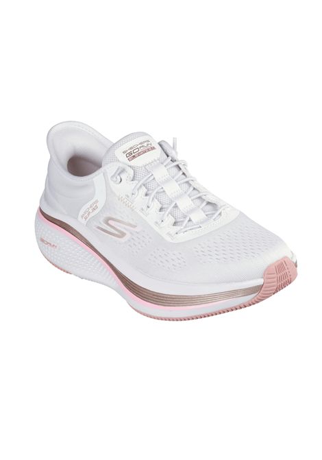 Scarpe Skechers Slip-ins GO RUN Elevate 2.0 Bianco Rosa Donna SKECHERS | Scarpe Skechers | 129006-WPK