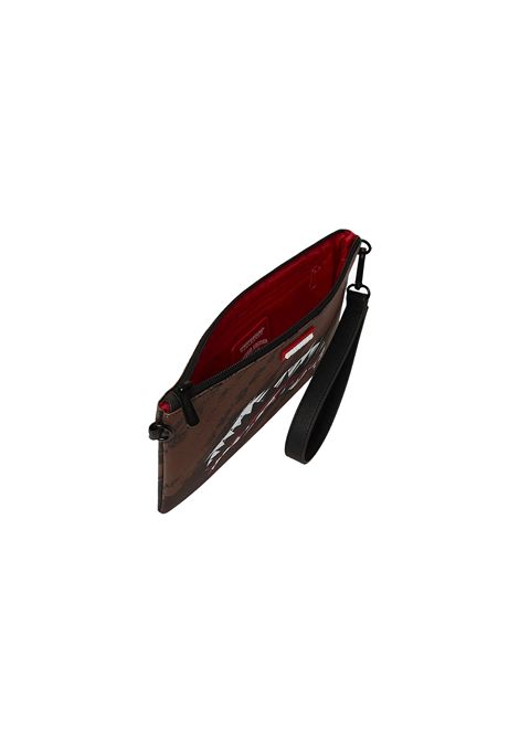 Sprayground Smeared Grunge Crossover Clutch Brown Unisex SPRAYGROUND | Pochette | 910B8969NSZ-