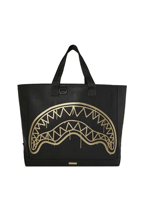 Borsa da mare Sprayground That Gold Drap Nero Oro Donna SPRAYGROUND | Borse | 910T9264NSZ-