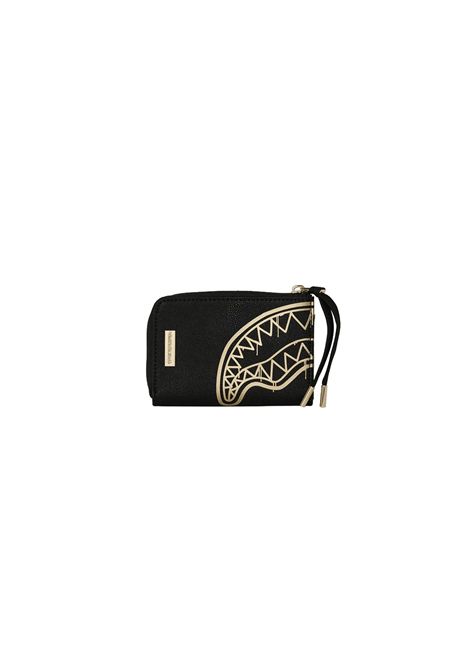 Portafoglio Sprayground That Gold Drap Nero Oro Unisex SPRAYGROUND | Portafogli | 910W8978NSZ-