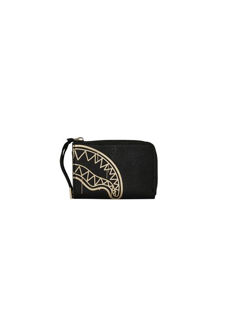 Portafoglio Sprayground That Gold Drap Nero Oro Unisex SPRAYGROUND | Portafogli | 910W8978NSZ-