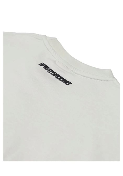 T-shirt Sprayground Infinity Shark Regular Verde Salvia Chiaro Uomo SPRAYGROUND | T-shirt | SP858-AGE