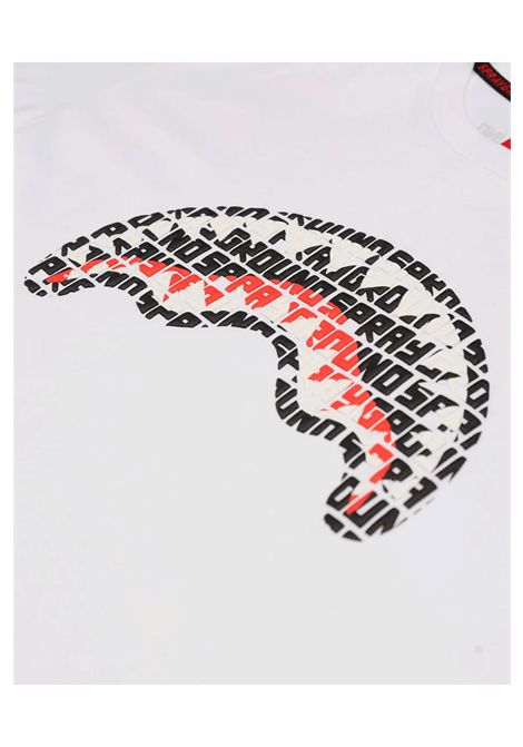 T-shirt Sprayground Infinity Shark Regular Bianco Uomo SPRAYGROUND | T-shirt | SP858-WHT