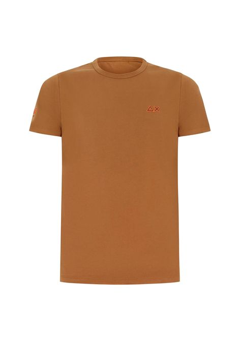 SUN68 Cotton Jersey Tee Fox Brown Men SUN68 | T-shirt | T36140-93