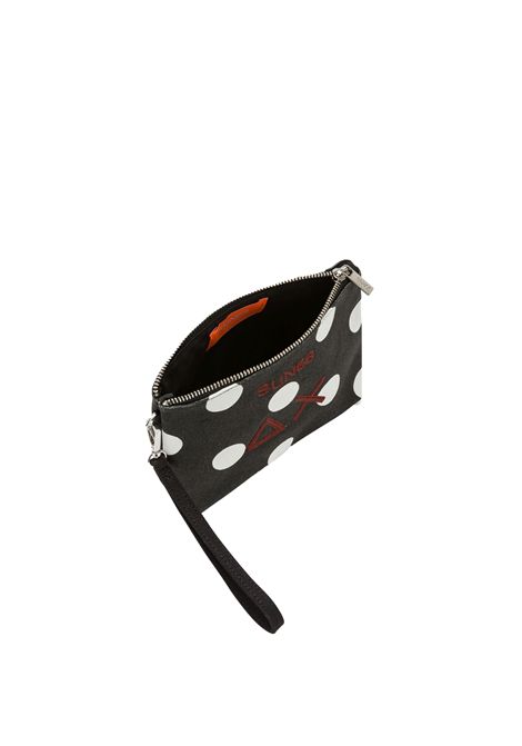 SUN68 Printed Canvas Mini Pochette Black Off White Women SUN68 | Pochette | W36219-1131