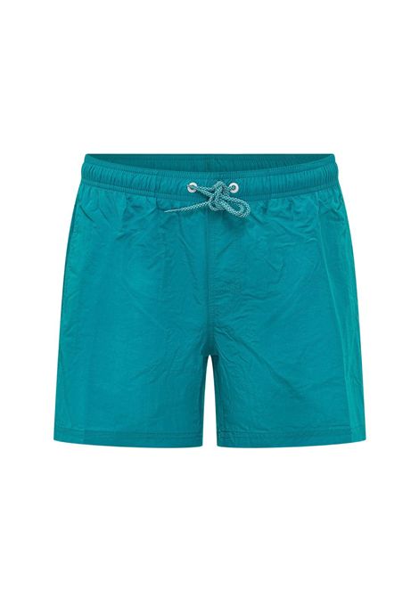 Costume Sundek Corto a Vita Elastica Crinkled Azzurro Chromis Uomo SUNDEK | Costumi | M504BDN5100-69402