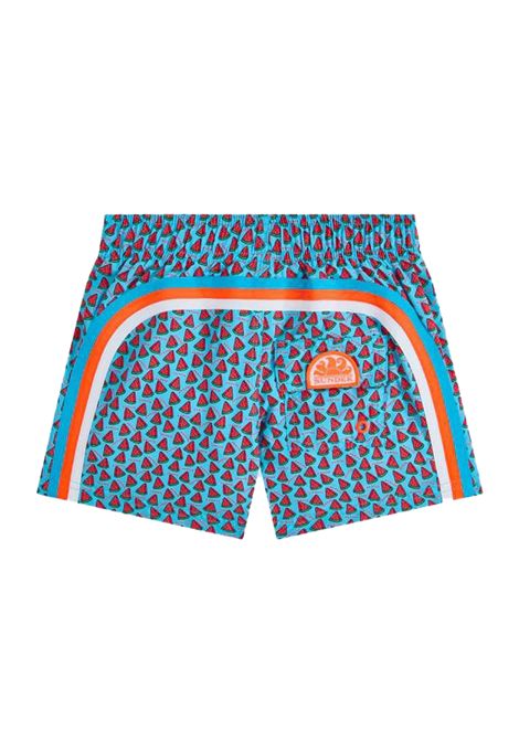 Sundek Fruit Fiesta Printed Boardshort Lunar Blue Men SUNDEK | Swimwear | M504BDRT3FF-A61FF