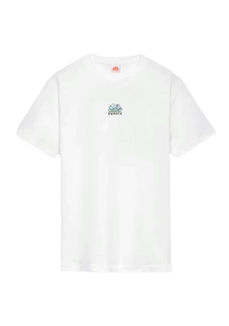 Sundek Tidal Surfer Tee White Men SUNDEK | T-shirt | M769TEJ78JI-006JI